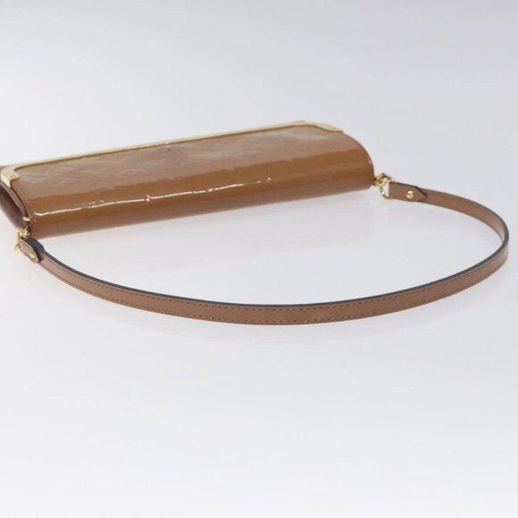 LOUIS VUITTON Vernis Rossmore MM Shoulder Bag Rose Velours - Picture 6 of 16